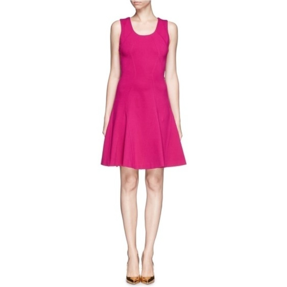 DVF Alice Stretch Jersey Fit & Flare Dress